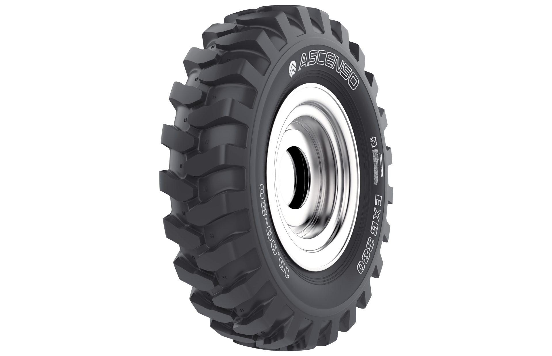 ยางรถฟาร์ม ยี่ห้อ Ascenso EXB 380 9.00-20 14PR T/T Industrial&Contruction Tyre ยางอุตสาหกรรมและก่อสร้าง (ผ้าใบ) (ไม่รวมค่าขนส่ง) - ชัยโชติรวมยาง