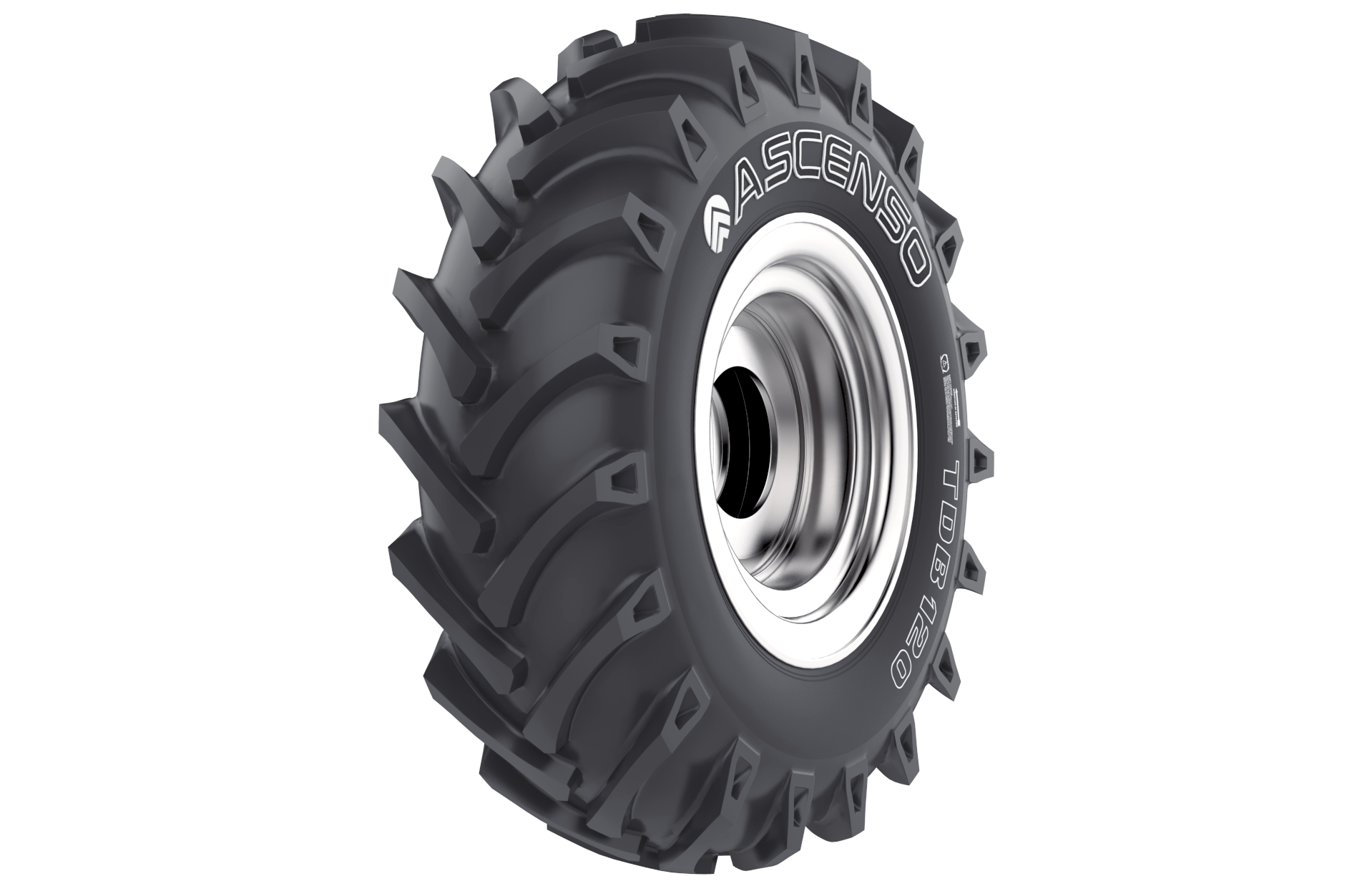 Farm tires , Brand Ascenso TDB 120 8-16 (Deep Tread) 6PR T/T Agriculture Tyre ยางรถไถและยางเกษตร (ผ้าใบ) (ไม่รวมค่าขนส่ง) - Chaichod